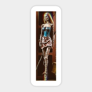 evil barbie doll Sticker